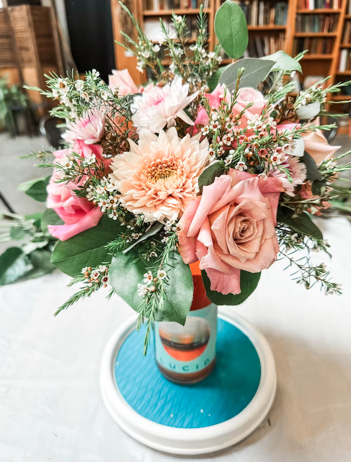 Wine Bottle Bouquet Workshop w/ Gather Studios
